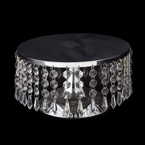 Soporte de Pastel de Dos Niveles de Metal con Diseño de Ramas, Platos Plateados Hechos a Mano, Marco Dorado - Product Image 5