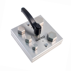 Juego de Cortadores de Disco Hexagonales de Acero Inoxidable, Herramientas para Hacer Joyas, Bloque de Punzonado de Chapa Metálica, Palanca, Herramientas para Orfebrería, Moldeado de Metales - Product Image 1