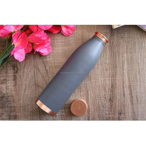 Nouvelle Arrivée Bouteille d'Eau en Cuivre 2L Capacité Directe pour Boire Eau Chaude Stockage Adultes Fête Écologique Couvercle Anti-corrosion - Product Image 2