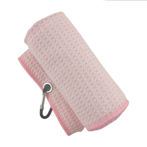 Serviettes de golf en microfibre gaufrée personnalisées avec logo brodé, robustes, en gros, nouveau design 2026 - Product Image 5