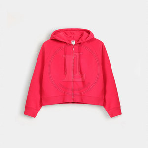 <b>Top</b> Quality Pakistan Made <b>Crop</b> <b>Top</b> <b>Hoodies</b> Custom Logo Causal Wear <b>Crop</b> <b>Top</b> <b>Hoodies</b> For Online Sale - Product Image 2