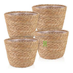 Cesta de algas marinas de interior rústica de tamaño grande personalizada Producto compacto y elegante - Product Image 2