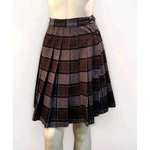 กระโปรงผ้าขนสัตว์ลายสก็อตแบบดั้งเดิมสำหรับเด็กผู้หญิง สายรัดปรับระดับได้พร้อมหัวเข็มขัดหนัง ขายส่ง - Product Image 2