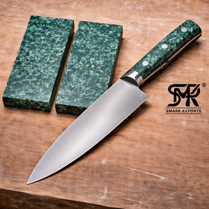 Placas de piedra azul, negra y turquesa para mangos de cuchillo, en bruto, para fabricación de cuchillos de chef personalizados, suministro de empuñaduras - Product Image 2