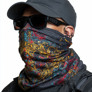 Bandana de sublimation anti-UV 100 % polyester, écharpe de cyclisme, cache-visage solaire, cache-cou respirant - Product Image 2