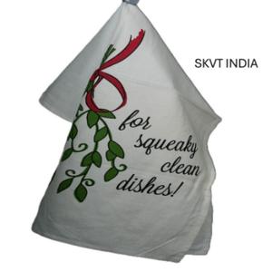 Serviette de cuisine en coton écologique tissée nid d'abeille, séchage rapide, motif gaufré, facile à nettoyer, couleur unie, lavage à la main, pour la maison - Grande Vente - Product Image 3