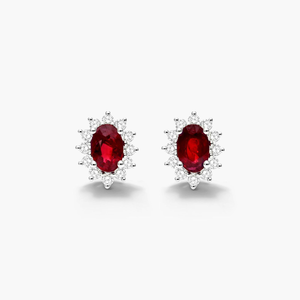 Élégantes boucles d'oreilles clous en argent sterling 925 avec moissanite, forme ovale brillante, éclat intemporel, bijoux raffinés, cadeau d'anniversaire - Product Image 1