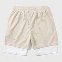 Celana Pendek Pria Musim Panas Logo Kustom Grosir, Gaya Kasual, Katun Bernapas, Ringan, Nyaman, Untuk Luar Ruangan, Pantai, Pakaian Sehari-hari, Fashion
