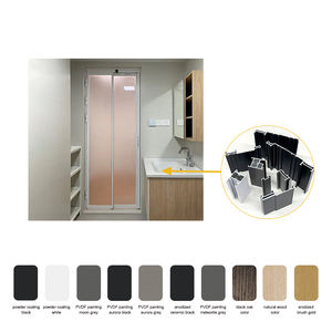 Puerta Plegable Interior de Fábrica, Puerta Corredera Triple de Baño con Manija Oculta - Product Image 6