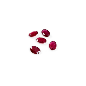 Rubis naturels de Bangkok, ovales calibrés 10x7mm, pierres précieuses facettées naturelles, prêtes à l'emploi pour la création de bijoux - Product Image 6