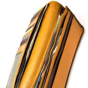 กระเป๋าสตางค์หนังแท้ทำมือแบบยาวสำหรับทุกเพศ คุณภาพเยี่ยม สไตล์ธุรกิจ เหมาะสำหรับการเดินทางและเป็นของขวัญ ใช้ส่วนตัวได้ - Product Image 4