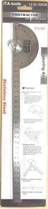 โปรแทรกเตอร์สแตนเลสสตีลอุตสาหกรรมแบบ DIY ด้ามจับคู่ ผิวขัดเงา รับผลิตแบบ OEM/ODM ปรับแต่งได้ - Product Image 2