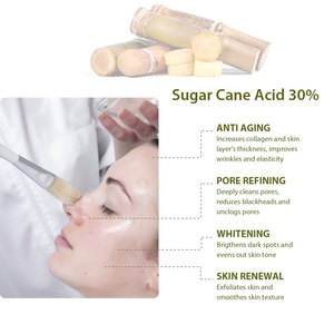 Exfoliante Facial con 30% de Ácido de Caña de Azúcar, A.H.A, para el Acné, Puntos Negros, Limpieza Profunda, Corrector de Manchas Oscuras, Iluminador, Antienvejecimiento, Marca Privada - Product Image 3