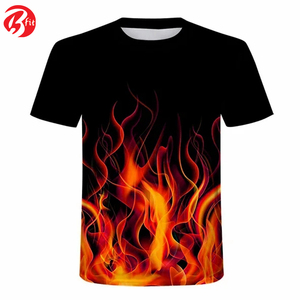 Unique Style Street Casual Best Quality Round Neck Mens Clothing Print New Arrival T-<b>shirt</b> - Product Image 5