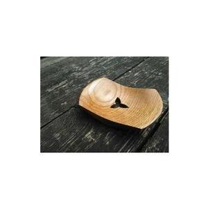 Jabonera Rectangular de Madera Natural, Soporte para Jabón con Drenaje Automático, Antideslizante, Accesorio para Baño - Product Image 2