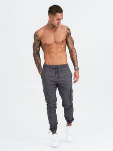 Pantalon de jogging surdimensionné pour hommes Style décontracté avec logo personnalisé Streetwear Pantalon cargo à poches cargo - Product Image 5