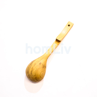 Cuchara de Sopa de Madera de Teca Natural OEM, Ecológica, Sostenible, de Grado Alimenticio, Sin Pintura ni Barniz, Halal, Personalizada