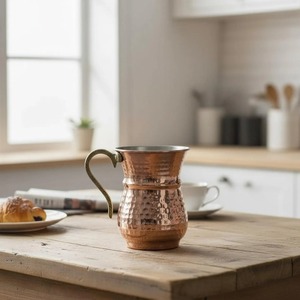 Verres à eau en cuivre modernes pour table et usage domestique ou en restaurant, et métal très demandé - Product Image 4