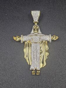 Escultura de la Resurrección de Jesús, Colgante Triunfante de Jesús y María, Moissanita, Plata 925, Regalo Religioso Cristiano - Product Image 5