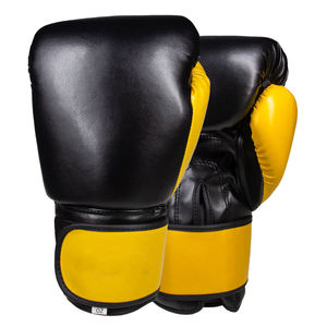 Guantes de Boxeo Profesionales de Piel Sintética PU de Primera Calidad, Impermeables, con Cierre, para Entrenamiento y Sparring, con Acolchado Absorbente de Impactos y Duradero - Product Image 1