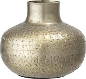 Vase en métal fait main personnalisé avec finition verdigris - Pot décoratif en métal robuste pour plantes d'intérieur pour salon - Product Image 6