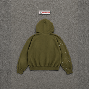 Sweat à capuche zippé en molleton de qualité supérieure avec motif bleu – Le best-seller du quotidien, confortable, emblématique, unique, original, géométrique - Product Image 6