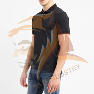 Nouveauté : Polos décontractés pour hommes, vente chaude, logo personnalisé imprimé, 100% coton respirant, couleur unie - Product Image 4