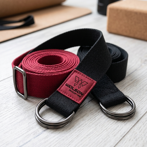 Correa de Estiramiento de Yoga Resistente, Cinta de Spandex/Poliéster de Primera Calidad, Antideslizante, Portátil, para Ejercicios de Rehabilitación y Fitness Unisex - Product Image 5