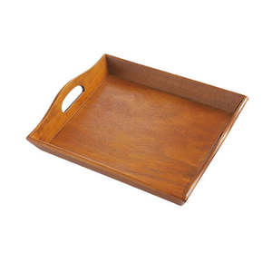 Plateau de service en bois modèle Premium 17, MDF imprimé pour servir des boissons, des jus, du café, du thé, des collations, des desserts - Vaisselle durable - Product Image 2