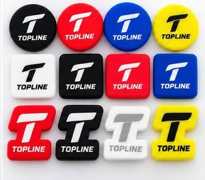 TOPLINE Smiley Silicone Tennis Racket Dampeners Colorful Protective Shock Absorber Universal Racket Accessory - Product Image 4