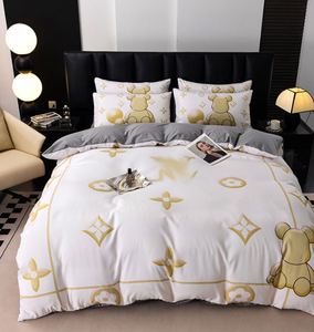 Juego de cama GUCOI modelo 294, funda nórdica estampada a la moda con rayas rojas y verdes, para las cuatro estaciones, otros materiales - Product Image 3