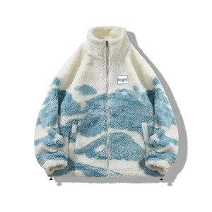 High Quality Bulk Custom Logo Oversized Winter Polar Sherpa Sport <b>Cycling</b> Hunting Fleece <b>Jacket</b> for <b>Men</b> Oversized <b>Jacket</b> - Product Image 4