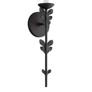 Hand Forged Aluminum <b>Wall</b> <b>Sconce</b> With Antique Finish For Rustic Homes Farmhouse Decor And Timeless <b>Lighting</b> Appeal - Product Image 3
