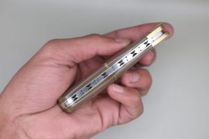 Couteau de poche pliant à lame droite en acier Damas de qualité industrielle supérieure avec garantie de 3 ans, prix d'usine - Product Image 5