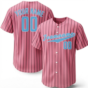 Camisetas de Béisbol Personalizadas al por Mayor para Hombre, Uniformes de Béisbol para Adultos, Impresión Personalizada, Transpirables, 100% Poliéster, Manga Corta - Product Image 3