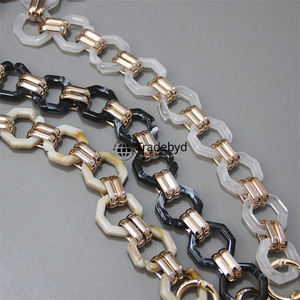 Resin Chain Necklace <b>Unique</b> Fashion Jewelry for Women Trendy Accessories Tradebyd - Product Image 5