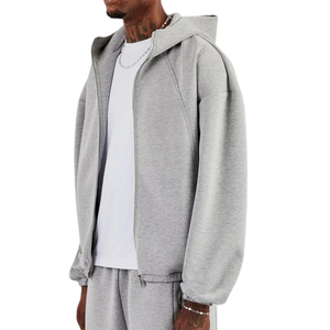 Conjunto Deportivo Unisex Infield Gear, Gris, con Capucha, Ligero, de Secado Rápido, Diseño 2 en 1, Manga Larga, Patrón Geométrico, Corte Holgado - Product Image 5