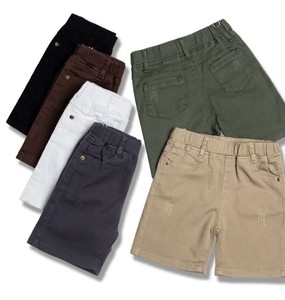 Pantalones Cortos Casuales de Lona para Niños, de Secado Rápido, Anti-Pilling, Ecológicos, para Verano, de 3 a 14 Años - Product Image 3