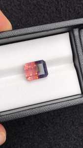 Pierre précieuse naturelle tourmaline d'Inde, taille octogonale, orange, qualité excellente, rare, pour la fabrication de bijoux et la collection - Product Image 4