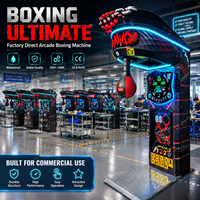 Neofuns Ultimate Machine de boxe d'arcade étanche en acier inoxydable, à monnayeur, pour divertissement intérieur en salles de jeux