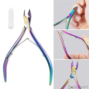 Ciseaux à cuticules professionnels en acier inoxydable à lame droite et pince à ongles à ouverture large pour manucure, pédicure et ongles épais - Product Image 5