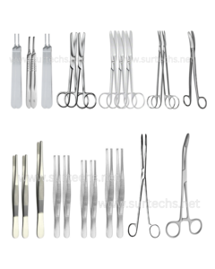 Curettage Set 1 Stainless Steel Gynecology Surgical Instruments CE Certified Hospital Grade Kit - Product Image 2