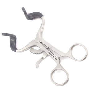 Écarteur buccal chirurgical professionnel pour adultes, 5,5 pouces, type Molt, avec coussinets de protection en silicone - Product Image 4