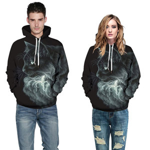 Sweat-shirts unisexes décontractés en coton éponge 100% avec impression personnalisée, tie-dye, écologiques, prix de gros compétitif - Product Image 5