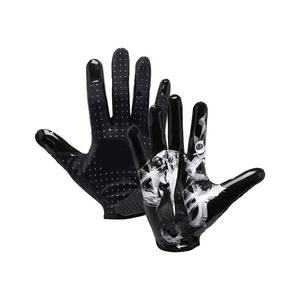 Gants de football en cuir avec grip en silicone pour sports d'hiver, conception personnalisée pour marques sportives, marque privée, vente en gros - Product Image 2