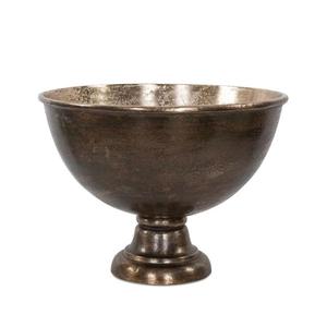 Bol décoratif en métal poli style vintage fait main, design bois de cerf, pour la décoration de Noël et les fêtes, vaisselle de table - Product Image 3