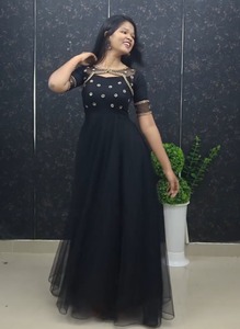 AARYA 2026 Nuevo Vestido Largo de Verano para Mujer, Estilo Casual, Estampado Floral, Lavable, Holgado, Estilo Occidental, Tallas Grandes, Semitransparente - Product Image 5