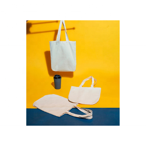 Bolso de mano bordado con citas de algodón 100%, elegante bolso de hombro reutilizable, Unisex, de gran capacidad, respetuoso con el medio ambiente para viajes y almacenamiento - Product Image 2