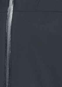 Veste imperméable à capuche pour homme, coupe classique, couleur unie, vêtement d'hiver décontracté, fermeture éclair, extérieur en polyester, doublure en nylon - Product Image 2