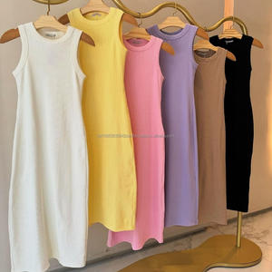 Popular Brand Women's Adult Skinny Y3K <b>Jumpsuits</b> Sleeveless Playsuits Bodysuits <b>Bodycon</b> Ribbed Knitted Spandex Dress Model Bale - Product Image 6